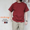 フィルメランジェ アルダーソン エアスピン天竺 Tシャツ メンズ トップス Filmelange ALDERSON AIR SPINNING TENJIK T-SHIRT MENSホワイト/レッド/ネイビー 2311025