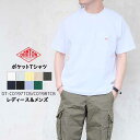 ダントン Tシャツ レディース 【クーポン対象外※ご利用後も適用前の価格にて販売】 ダントン ポケット Tシャツ レディース メンズ DANTON 半袖 ロゴ 無地 コットン ポリエステル ホワイト/ブルー/イエロー/ベージュ/チャコールグレー/ネイビー/ブラック/グリーン XS/S/M/L DT-C0197TCBDT/DT-C0198TCB