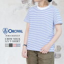 オーシバル オーチバル クルーネック 半袖 Tシャツ レディース トップス ORCIVAL CREWNECK S/S T-SHIRT LADIESホワイト/ブラック/レッド/ブルー 2/L #OR-C0337CCF