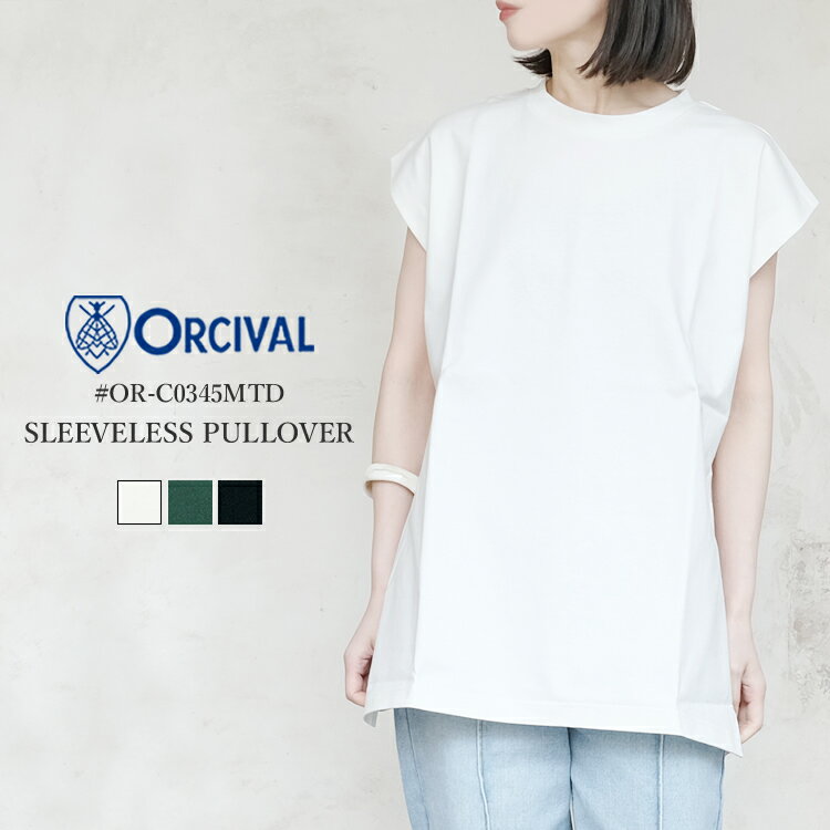 乐天商城 - 【S】オーシバル オーチバル スリーブレス プルオーバー レディース トップス ORCIVAL SLEEVELESS PULLOVER LADIESホワイト/グリーン/ブラック 1/FREE #OR-C0345MTD
