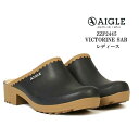 【SALE品交換・返品不可】エーグル サボ レディース ヴィクトリンサボ レインシューズ クロッグ アウトドア VICTORINE SAB ネイビー 36/37...