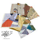 A PIECE OF CHIC アピースオブシック Silk Scarf シルクスカーフ 70cm×70cm 大判 フランス製 リヨン ユニセックス〔FL〕