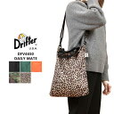 【bag15】ドリフター ショルダーバッグ レディース メンズ デイリーメイト トートバッグ トート 縦 2way Drifter DAILY MATE ブラック/グリーン/オレンジ/カモフラ/迷彩/レオパード/ヒョウ柄 DFV4650