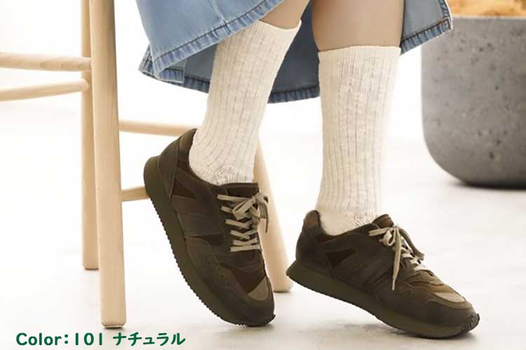 【SP15】ラソックス ビッグスラブコットン・クルー レディース メンズ ソックス 靴...