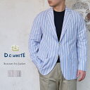 D.C.WHITE ディーシーホワイト Summer Ivy Jacket サマーアイビージャケット ストライプ オックスフォード トラッド アイビー アメトラ...