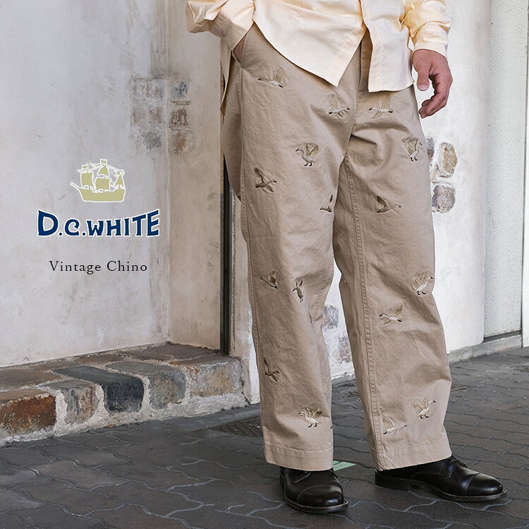 Rakuten - D.C.WHITE ディーシーホワイト Vintage Chino ヴィンテージチノ チノパン トラッド アイビー アメトラ コットン メンズ 〔FL〕