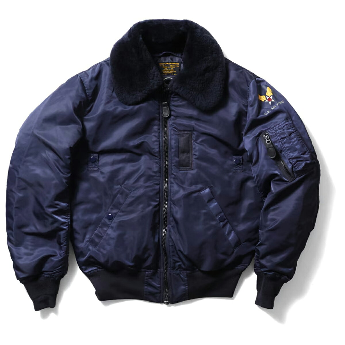 U.S. AIR FORCE フライトジャケット M ネイビー 0000143830040.jpg