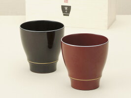 宵々カップペア古代朱・溜