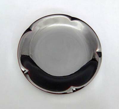 梅型銘々皿揃　溜