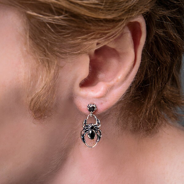 アルテミスクラシック スパイダー ピアス 片耳分 シルバー925 キュービックジルコニア 蜘蛛 ac-ace0179 メンズ【アルテミスクラシック正規販売店】【Artemis Classic】【送料無料】【プレゼントにおすすめ】【モノ・フロート】 3