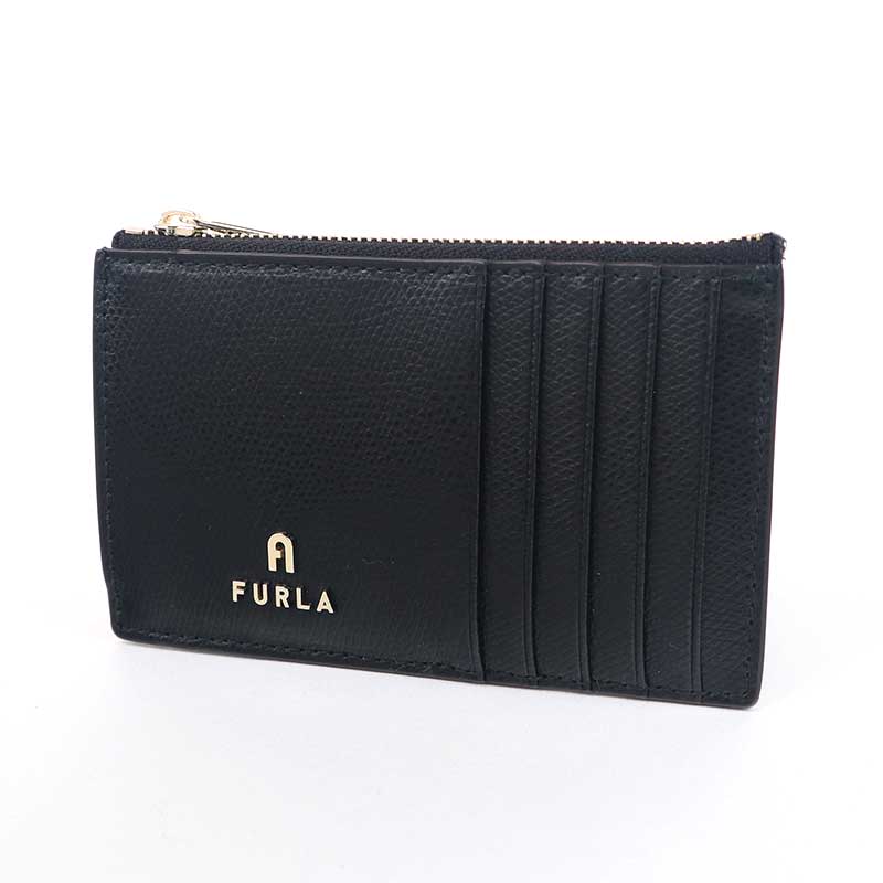Rakuten - フルラ FURLA コインケース カードケース レディース CAMELIA カメリア M ZIPPED CARD CASE レザー ブラック NERO WP00310 ARE000 O6000 ブランド