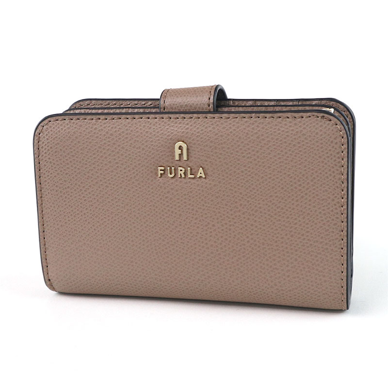 Rakuten - フルラ FURLA 財布 二つ折り財布 レディース CAMELIA カメリア ミディアム コンパクト グレージュ GREIGE WP00314 ARE000 ブランド