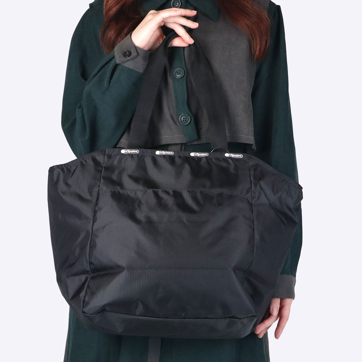 Rakuten - レスポートサック LeSportsac トートバッグ レディース A4対応 無地 ブラック シンプル 1380 C509 ブランド