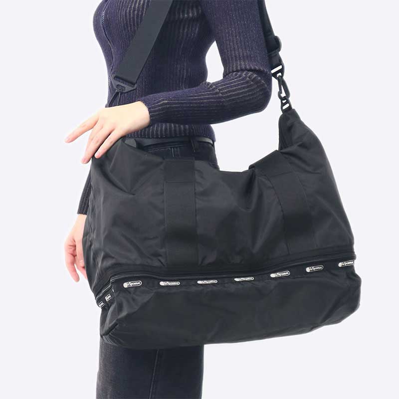 レスポートサック LeSportsac ボストンバッグ レディース 2way トートバッグ 無地 軽量 ナイロン ブラック 1381 C509 ブランド