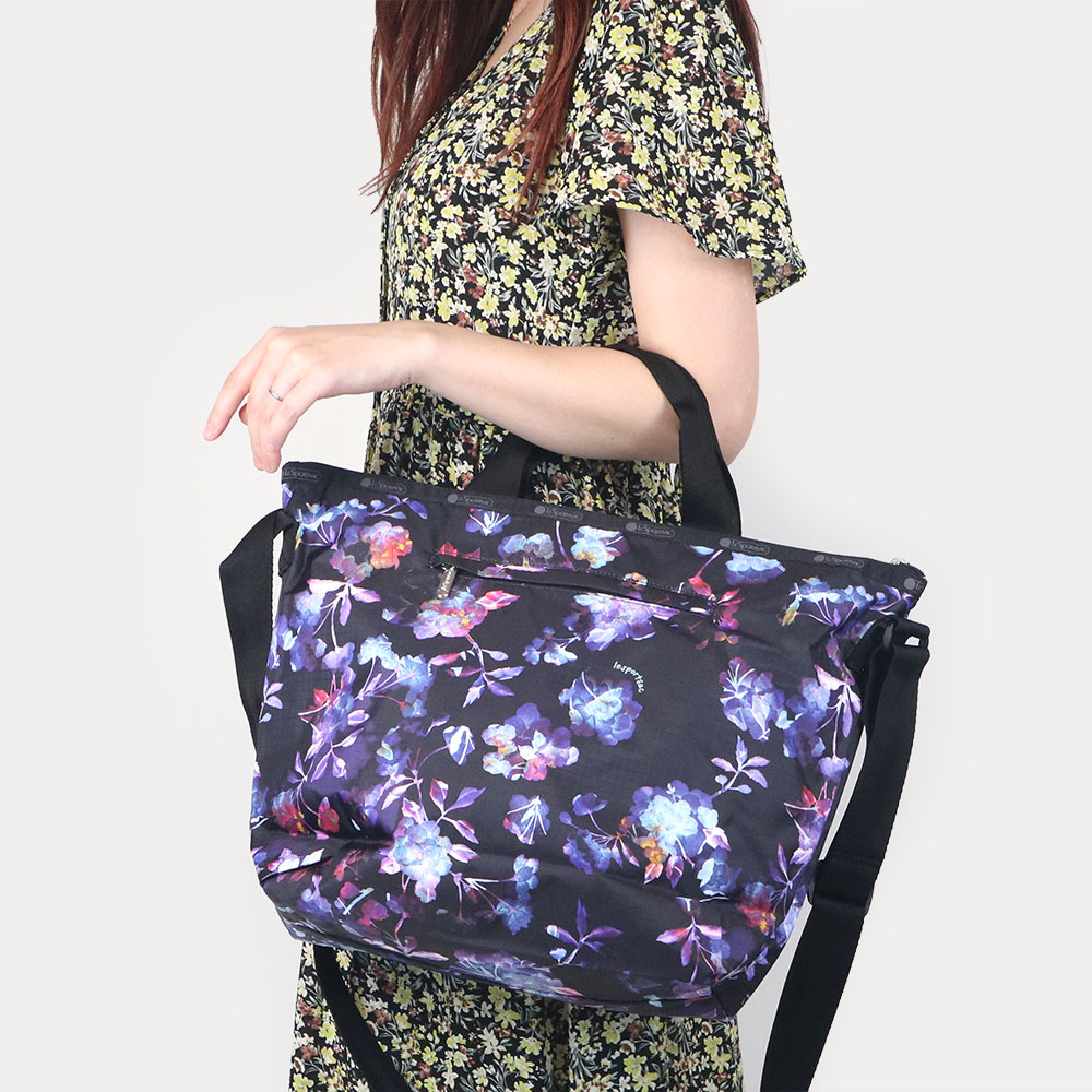 レスポートサック LeSportsac トートバッグ レディース ショルダーバッグ DELUXE EASY CARRY TOTE 2WAY 花柄 ブラック ネイビー 4360 E778 ブランド