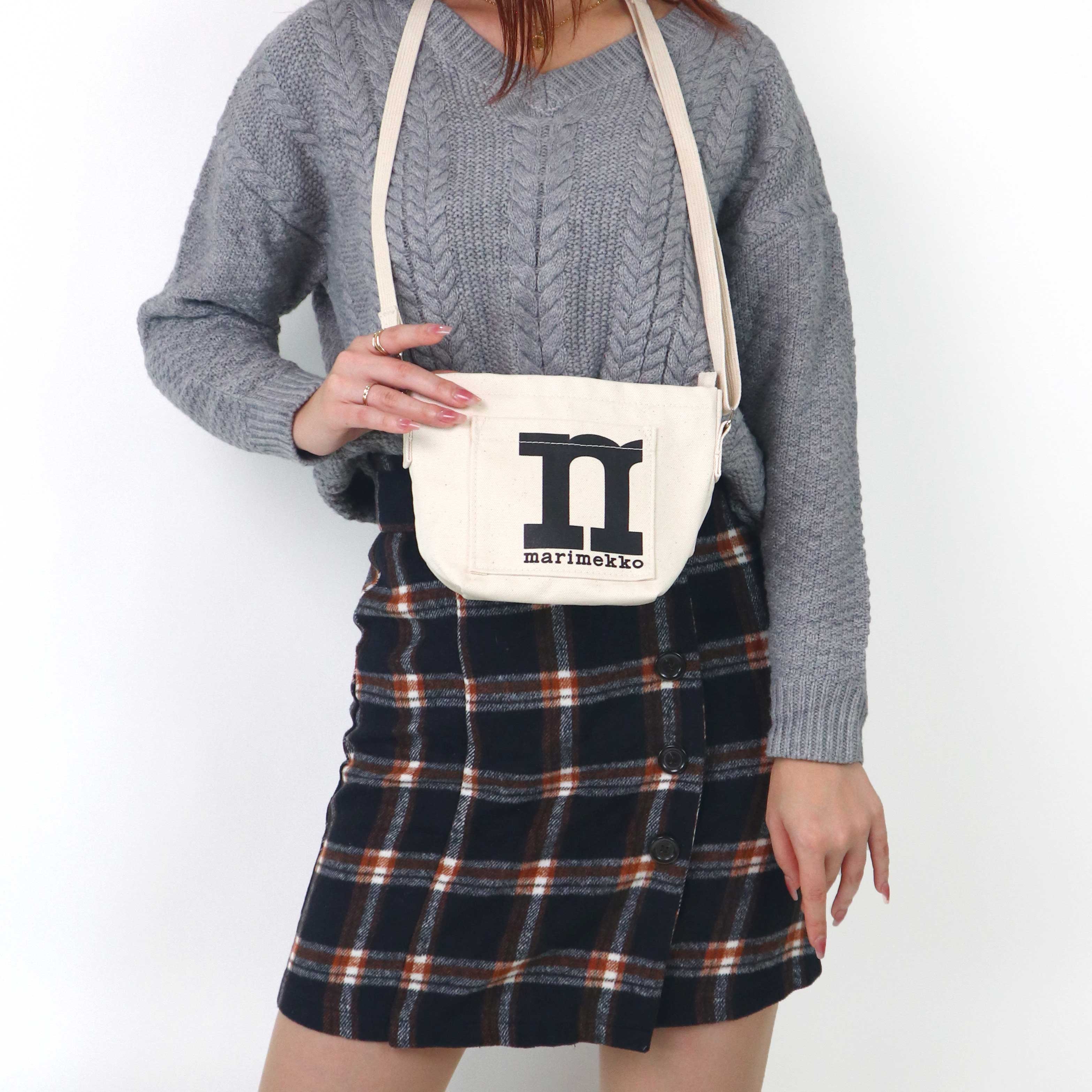 Rakuten - マリメッコ marimekko ショルダーバッグ Mono Mini クロスボディ ナチュラル 091980 ブランド