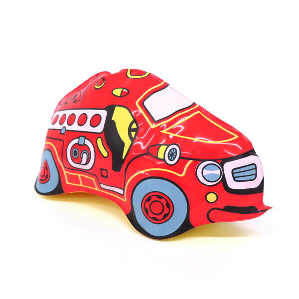 【美品】鈴入り ビニール風船 消防車 全長20cm 全高10cm 日本製 昭和レトロ ヴィンテージ 玩具 おもちゃ インテリア