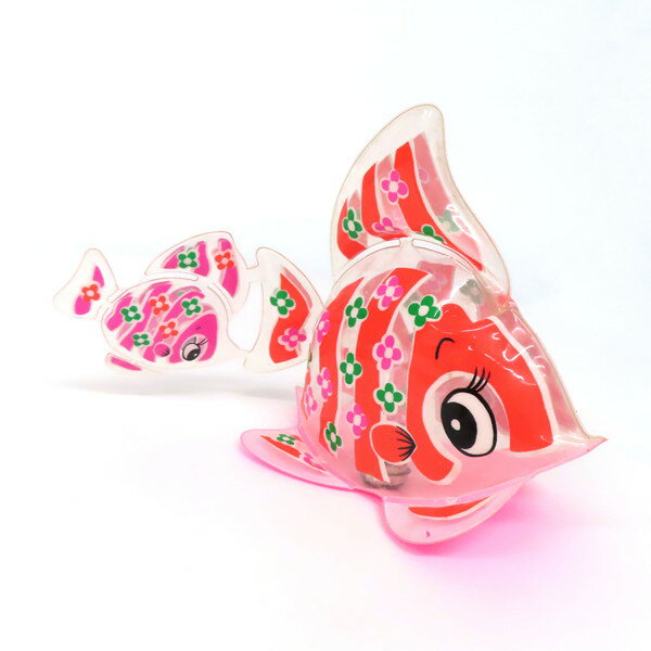 【美品】金魚 きんぎょ ゴールドフィッシュ 親子 ビニール風船 全長23cm 全高13cm 日本製 昭和レトロ ヴィンテージ 玩具 おもちゃ インテリア