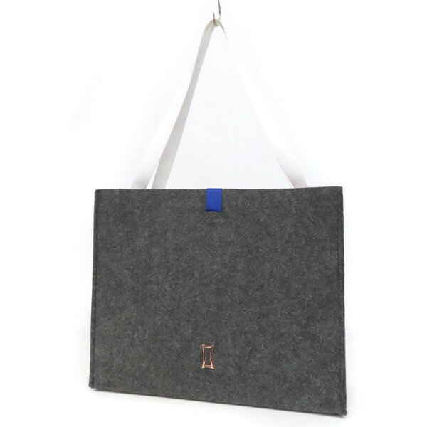 樂天商城 - 【美品】KIT＆ACE フェルト生地 ポリエステル 肩掛け トートバッグ ショルダーバッグ カバン 鞄 グレー レディース バンクーバー発ブランド