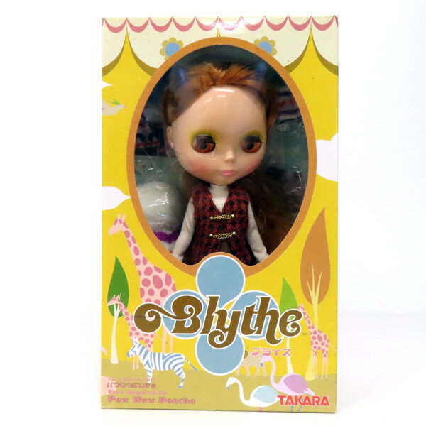 【未使用】タカラ Blythe ブライス Very Inspired by Pow Wow Poncho ベリインスパイアードバイ パウワウポンチョ 人形 フィギュア