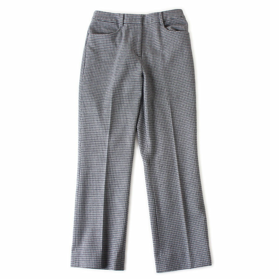 樂天商城 - 【極美品】LANVIN SPORT ランバン スポール チェック柄 パンツ サイズ36 グレー×ネイビー 日本製