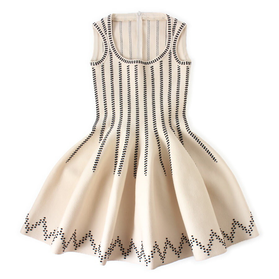樂天商城 - 【未使用】ALAIA アライア Harvey Nichols ハーヴェイニコルズ ノースリーブ ワンピース 36 ウール混 イタリア製