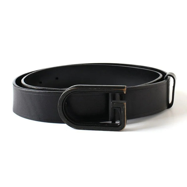 樂天商城 - 【中古】 GUCCI グッチ Gバックル ベルト レザー ブラック 黒 イタリア製 101999・2194・80・32
