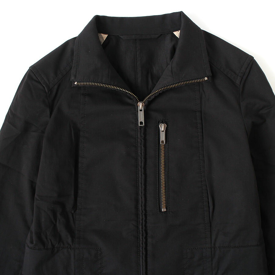 BURBERRY バーバリー ジップアップ ジャケット ブラック 黒 スタンドカラー 36 floclo-10002148 FLORA CLOSET サンプル画像3
