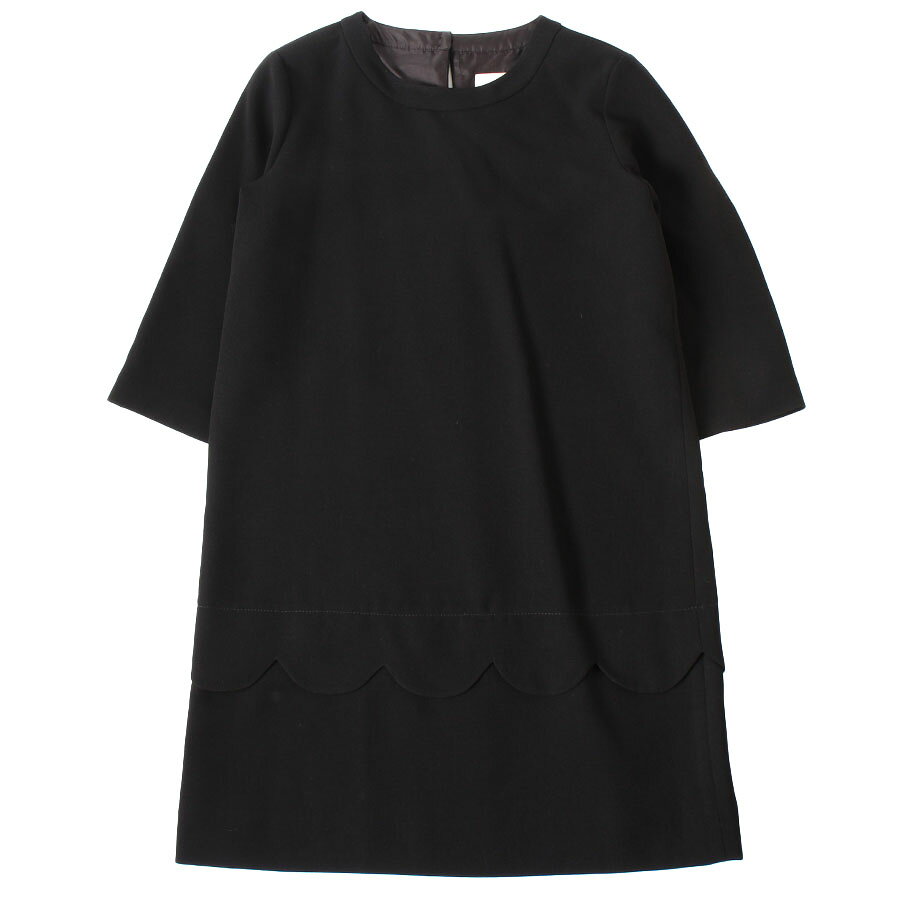 樂天商城 - 【極美品】kate spade new york ケイトスペードニューヨーク 7分袖 ワンピース ブラック 黒 0