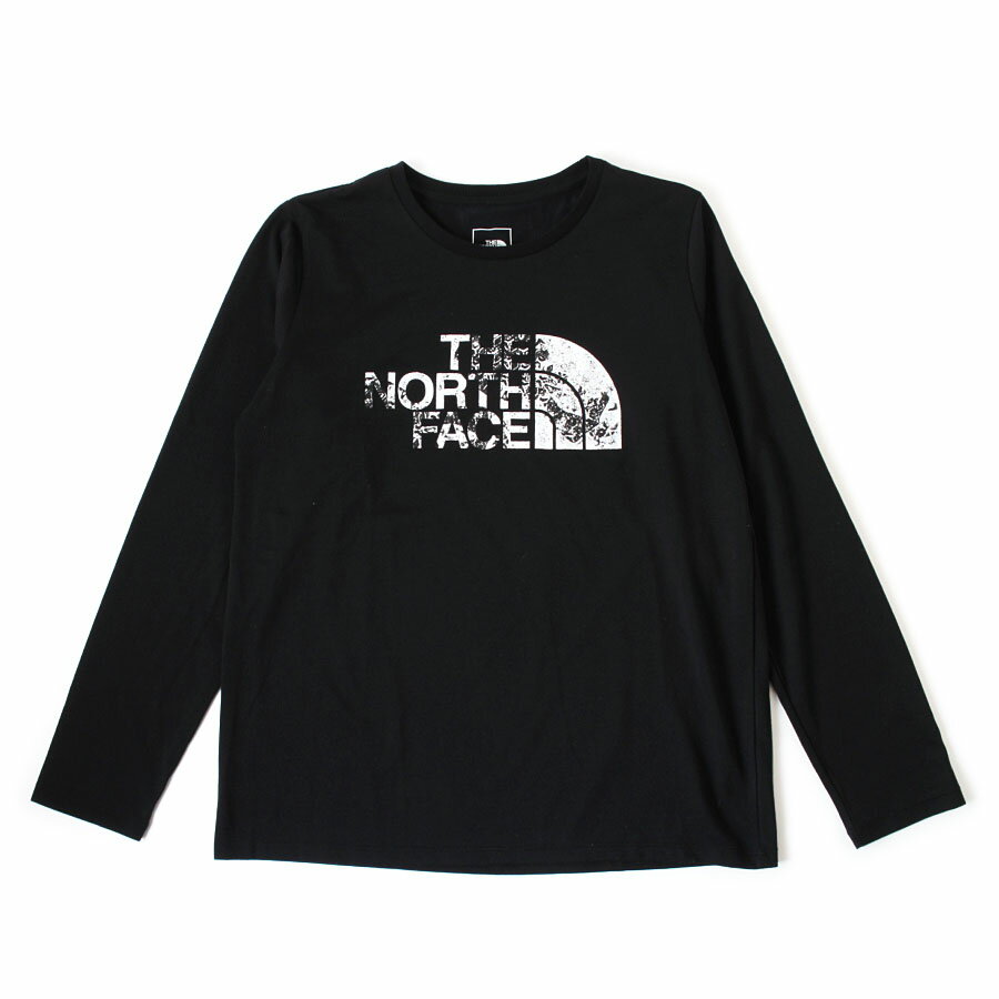 樂天商城 - 【極美品】THE NORTH FACE ザノースフェイス 長袖カットソー ロンT Tシャツ ロングスリーブフットプリントロゴティーシャツ NTW32290 L ブラック 黒