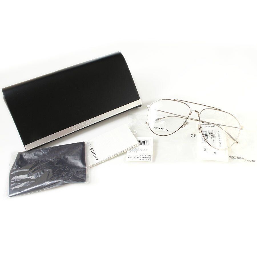 ・ブランド 　GIVENCHY / ジバンシィ サイズ 　表記5-1.3 　レンズ幅5.6cm、レンズ縦5cm、フレーム幅14cm、テンプル長さ14cm 　※採寸には誤差が生じる場合があります。 カラー 　シルバー 製造国 　中国 商品の状態 ランクN ＜状態ランク表＞ &nbsp;N 新古品 　未使用 &nbsp;S 中古品 　未使用に近い &nbsp;A 中古品 　目立った傷や汚れなし &nbsp;B 中古品 　やや傷や汚れあり &nbsp;C 中古品 　傷や汚れあり &nbsp;D 中古品 　全体的に状態が悪い ※注意事項 ・商品の状態やランクに関しましては当店独自のランク付けをしております。 必ず画像をよく確認してからのご購入をお願いします。 ・商品のお色に関しましては、ご覧になっているモニターや設定によって見え方が変わります事をあらかじめご了承下さい。 ・状態が未使用品でも長期保管により多少のキズ、汚れがある場合がございます。 ・顕著な汚れや目立つキズは撮影しておりますが、微小な部分については撮影しきれていない場合がございますので何卒ご容赦ください。 ・においに過敏な方はご購入をお控えください。 ・付属品の状態につきましての記載は省略させていただいております。付属品の状態を理由とした返品対応はお受けしておりません。気になる点がある場合には必ずご購入前にご確認、お問い合わせください。 ・厳正に商品チェックをしていますが、中古品のため汚れや傷を見落とす場合もあるかと思われます。トラブルを避けるため、完璧なお品を求められる方はご購入をお控えください。 ・USED商品ですので、ご理解のある方のご購入をお願いします。