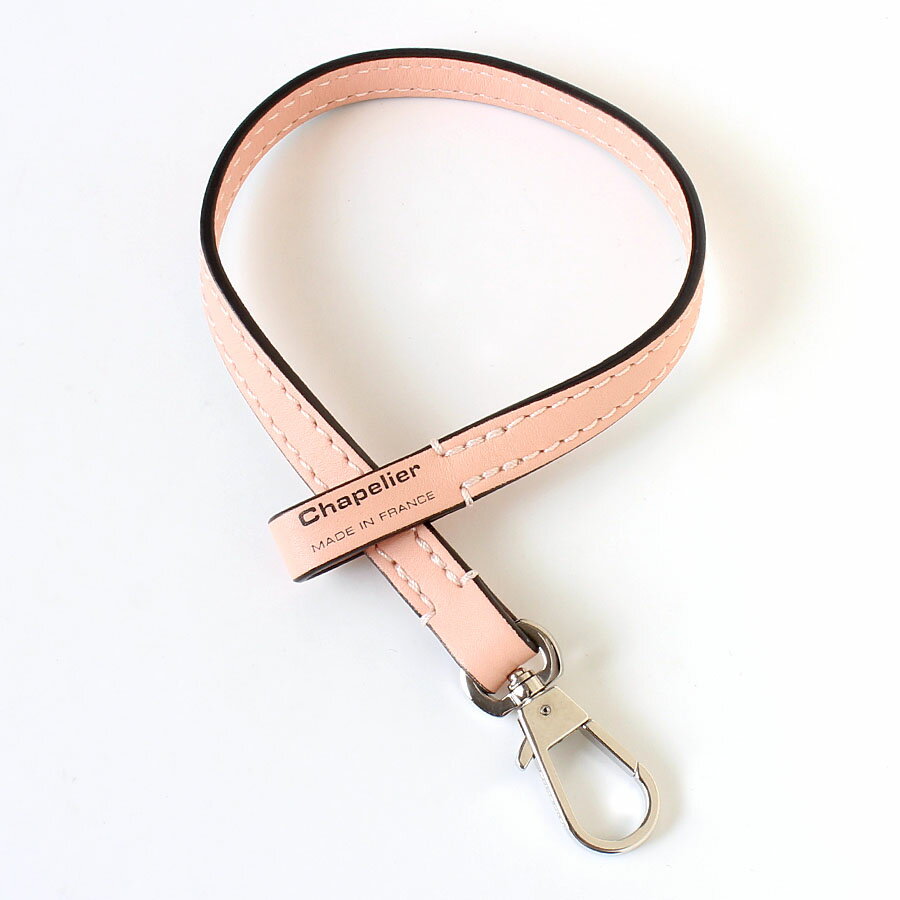 【極美品】Herve Chapelier エルベシャプリエ レザー ストラップ ピンク シルバー ...