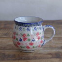 ポーリッシュポタリー ポーランド食器 マグカップ れんげ 花柄 蓮華 クローバー K67-PS27 S 200ml
