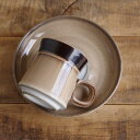 レトロモダン デンビー カップ&ソーサー DENBY イギリス ベージュ カントリークイジーン Country Cuisine #220730-1~4 【海外直輸入中古品】