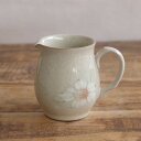 小難あり DENBY Daybreak デンビー デイブレーク クリーマー ミルク入れ ピッチャー グリーン 花柄 #250422 【海外直輸入中古品】
