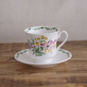 【SALE】クィーンズ ザ・ガーデン 花柄 コーヒーカップ ソーサー Queen’s The Garden ボタニカル 春 #220206-1~6 【海外直輸入...