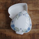 【SALE】ウェッジウッド クレメンタイン ブルー 花柄 トリンケットボックス 蓋物 小物入れ スペード Wedgwood Clementine #240411...