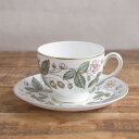 ウェッジウッド ストロベリーヒル いちご柄 コーヒーカップ ソーサー ヴィンテージ 食器 Strawberry Hill Wedgwood #241129-1~3【海外直輸入中古品】
