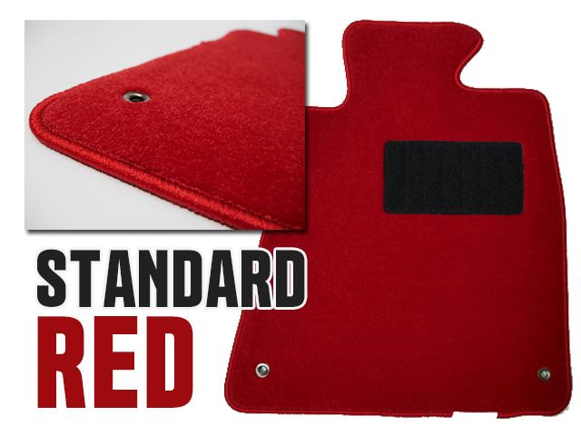 日産 キューブ Z10 Z11 Z12 フロアマット レッド ◆車種別設計 カーマット 車 フロアカーペット