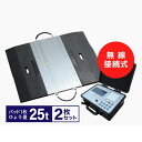 指示器付ポータブルトラックスケール25t/枚 PTS-Tough(2枚セット)