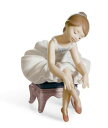 リヤドロ人形【リヤドロ】リトルバレリーナ(出番前) 8125陶器人形 置物 リアドロ 花と少女【結婚祝】【出産祝】【退職祝】【引越祝】【還暦祝】【記念品】