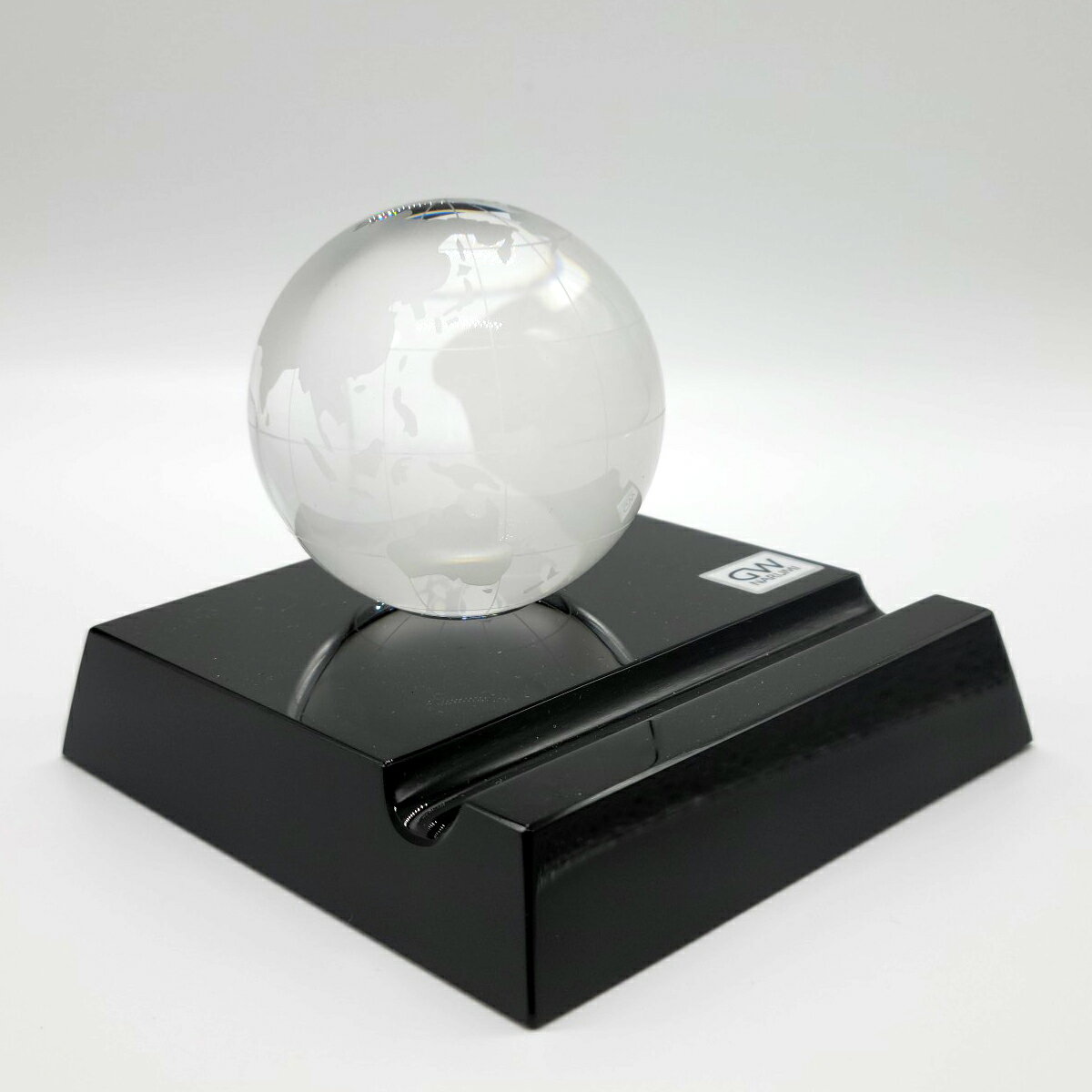彫刻無料NARUMI GLASS WORKS アース スマートフォンスタンド 8cm 光学ガラス 【結婚祝】【出産祝】【退職祝】【引越祝】【還暦祝】【記念品】