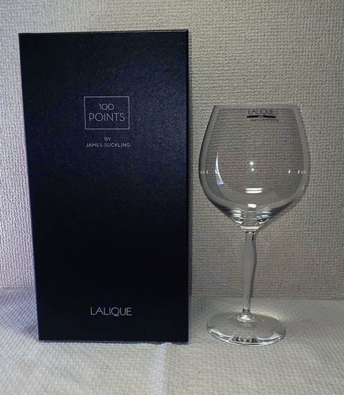 【彫刻込み価格】ラリック　100ポイント　100ポイント　ブルゴーニュグラス【結婚祝】【出産祝】【退職祝】【引越祝】【還暦祝】【記念品】名入れ プレゼントワイングラス名入れ florence-ashiya-10001680 バカラ名入れ フローレンス芦屋 サンプル画像2