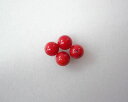 天然石6.5mm g0609 サンゴ(着色) 4個 ( 石・天然石・パワーストーン )