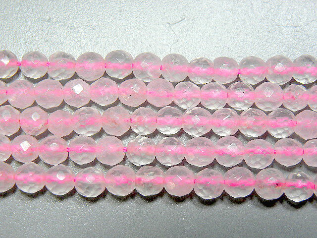 天然石カット4mm cut0402 ローズクォーツ 石・天然石・パワーストーン