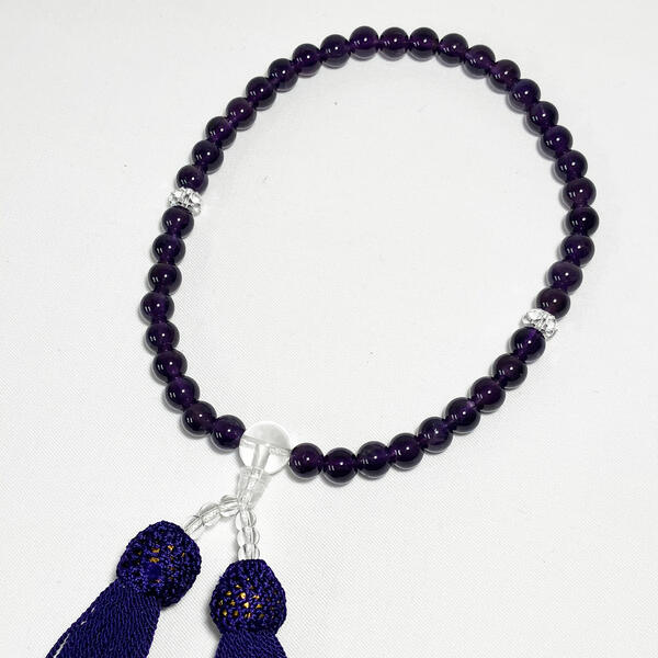 数珠念珠アメジスト主珠7ミリ41玉...