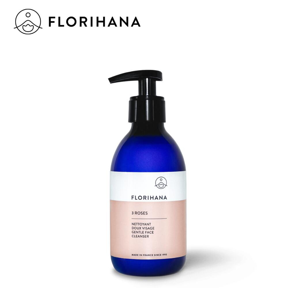 フロリハナ 3ローズフェイスウォッシュ オーガニック 200ml｜Rose 薔薇 洗顔石鹸 洗顔 洗顔料 洗顔フォ..