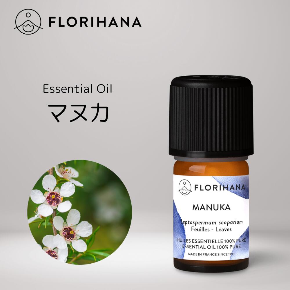 【 フロリハナ 公式 】 マヌカ 精油 5g(5.26ml) [ Manuka ]【 ハーブ系 エッセンシャルオイル アロマオイル アロマ アロマテラピー ルームフレグランス 香水 フランス 天然 無添加 Florihana 】