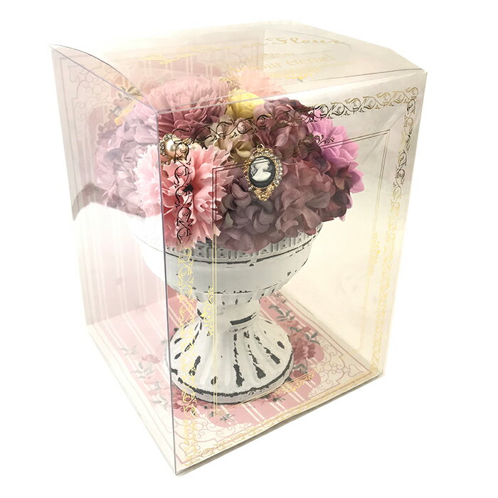ソープフラワー花束ベアプレゼントケース入りおしゃれ誕生日お悔み結婚祝い母の日ソープ0209_50