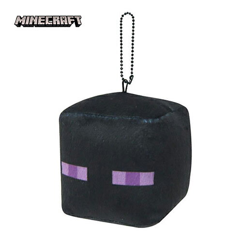 Minecraft キューブボールチェーンマスコット エンダーマン マイクラ グッズ Minecraft ゲーム キャラクター マイクラグッズ Enderman Mob マスコット ぬいぐるみ かわいい ゲームキャラ アイテム ケイカンパニー MCT-CB-EM kc21　RSL